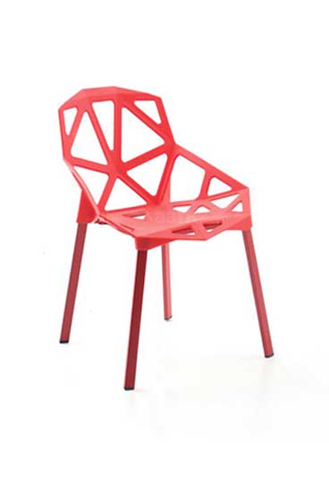 MAARK CAFE CHAIR 9128 RED COLOUR HT