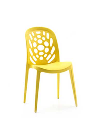 MAARK CAFE CHAIR A320 YELLOW COLOUR HT