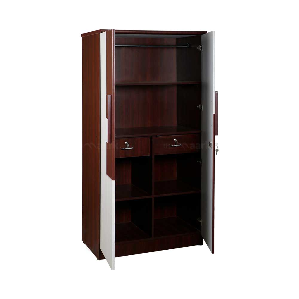 MAARK 2 DOOR WARDROBE PF PREMIUM
