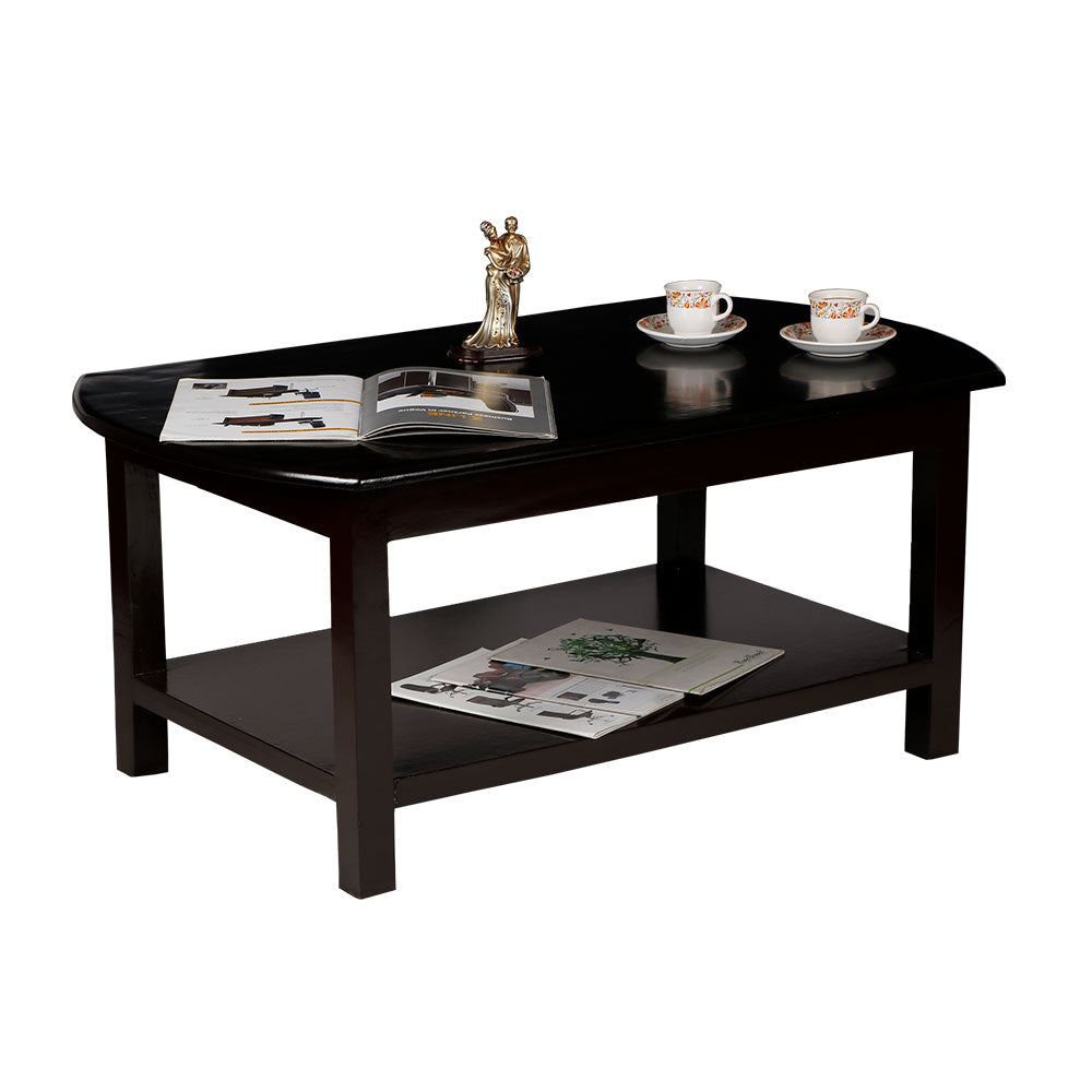 MAARK WOODEN FINISH VENUS COFFEE TABLE WALNUT COLOUR